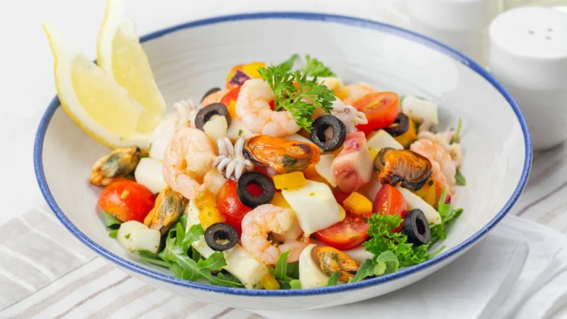 ensalada de marisco